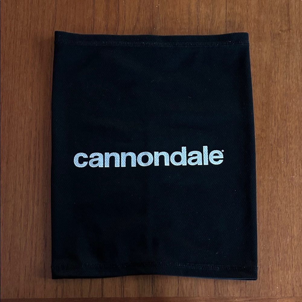 Cannondale Black Neck Gaiter , polyester neck tube warmer